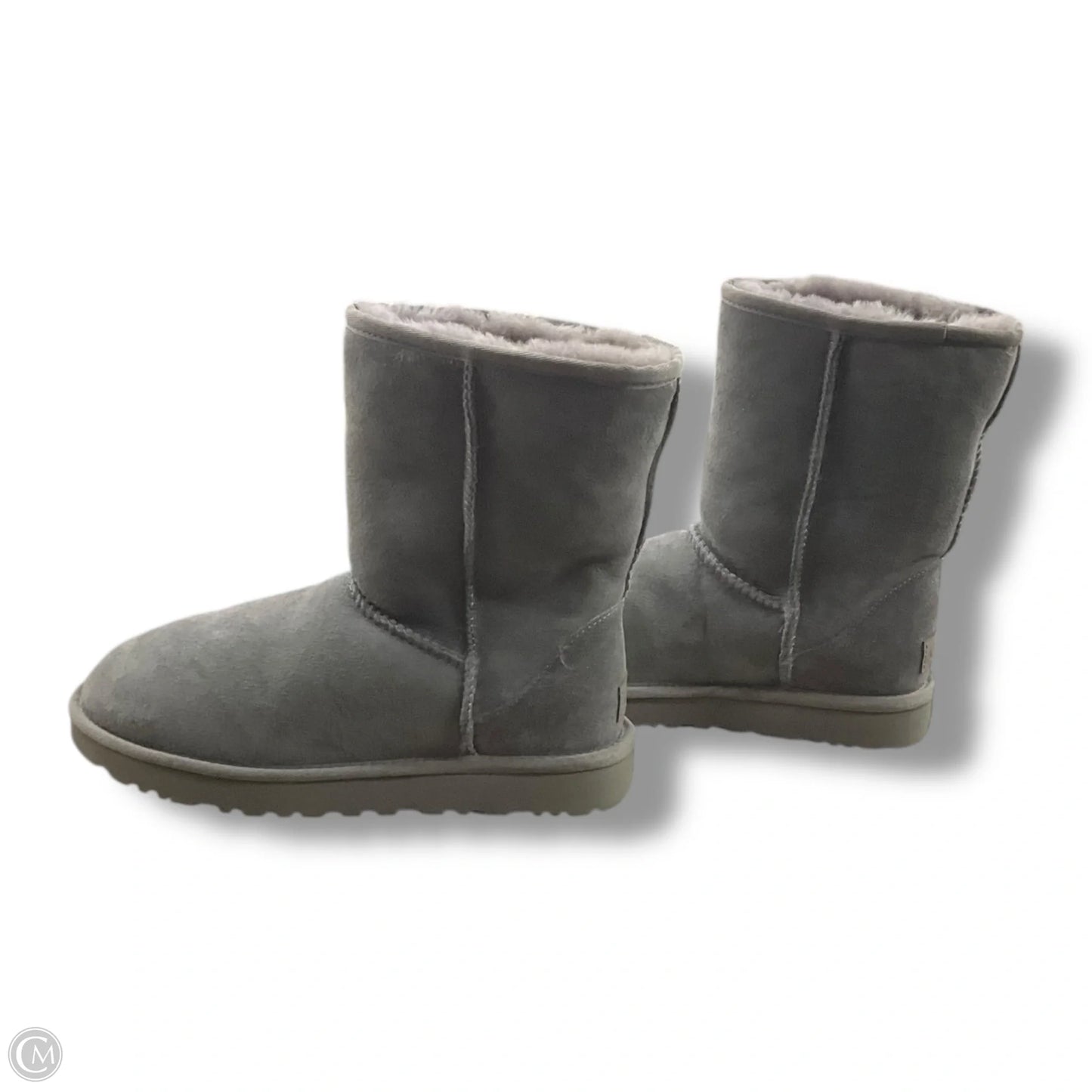 Boots Designer By Ugg In Grey, Size: 9