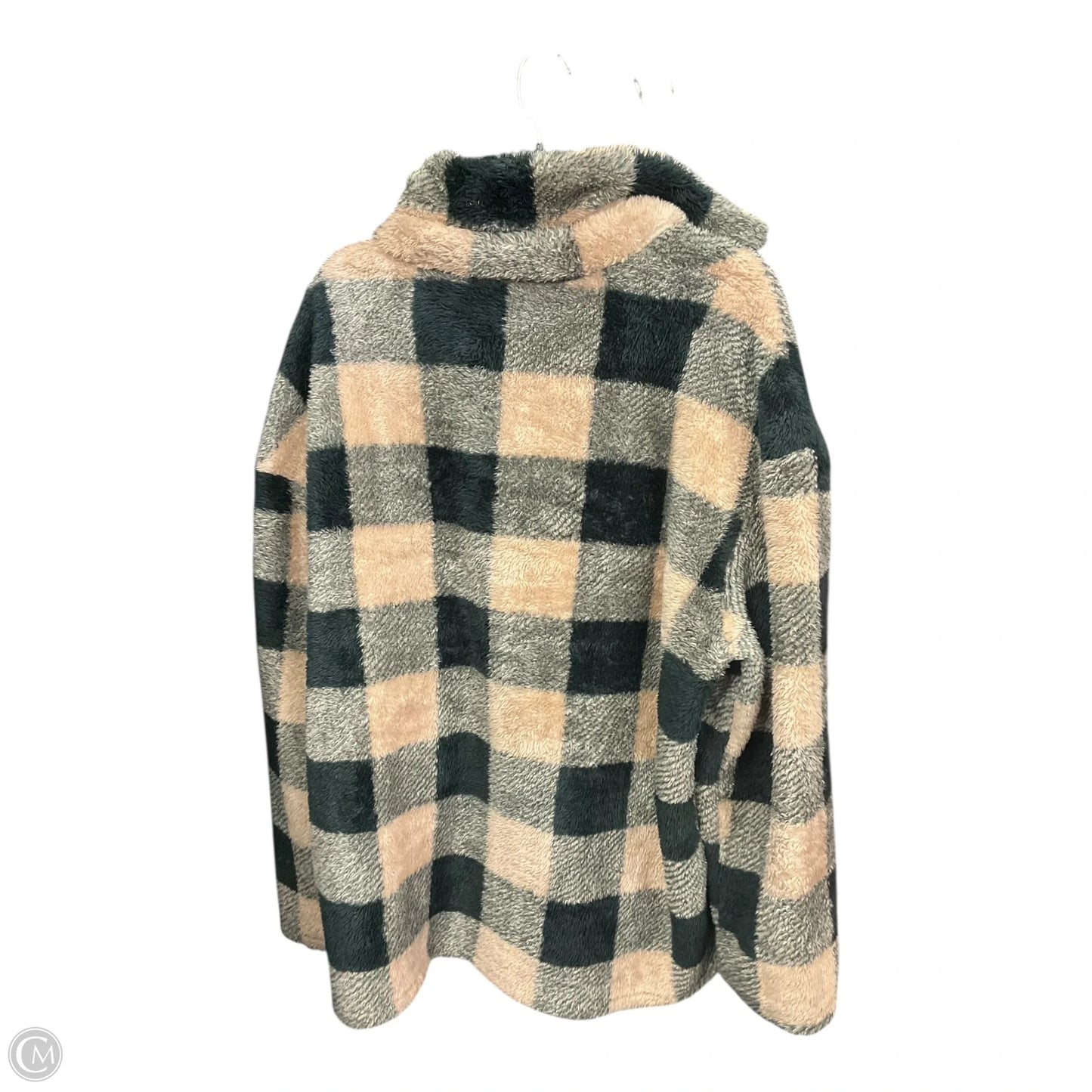 Jacket Shirt By Shein In Plaid Pattern, Size: 4x