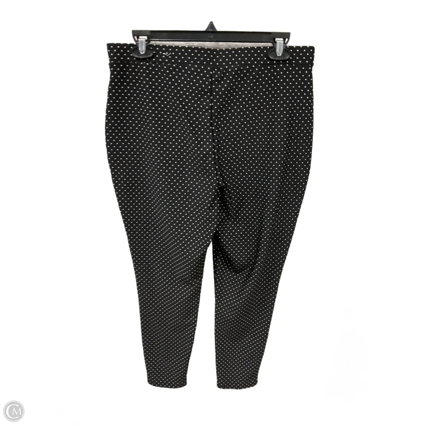Pants Leggings By Chicos In Polkadot Pattern, Size: 8