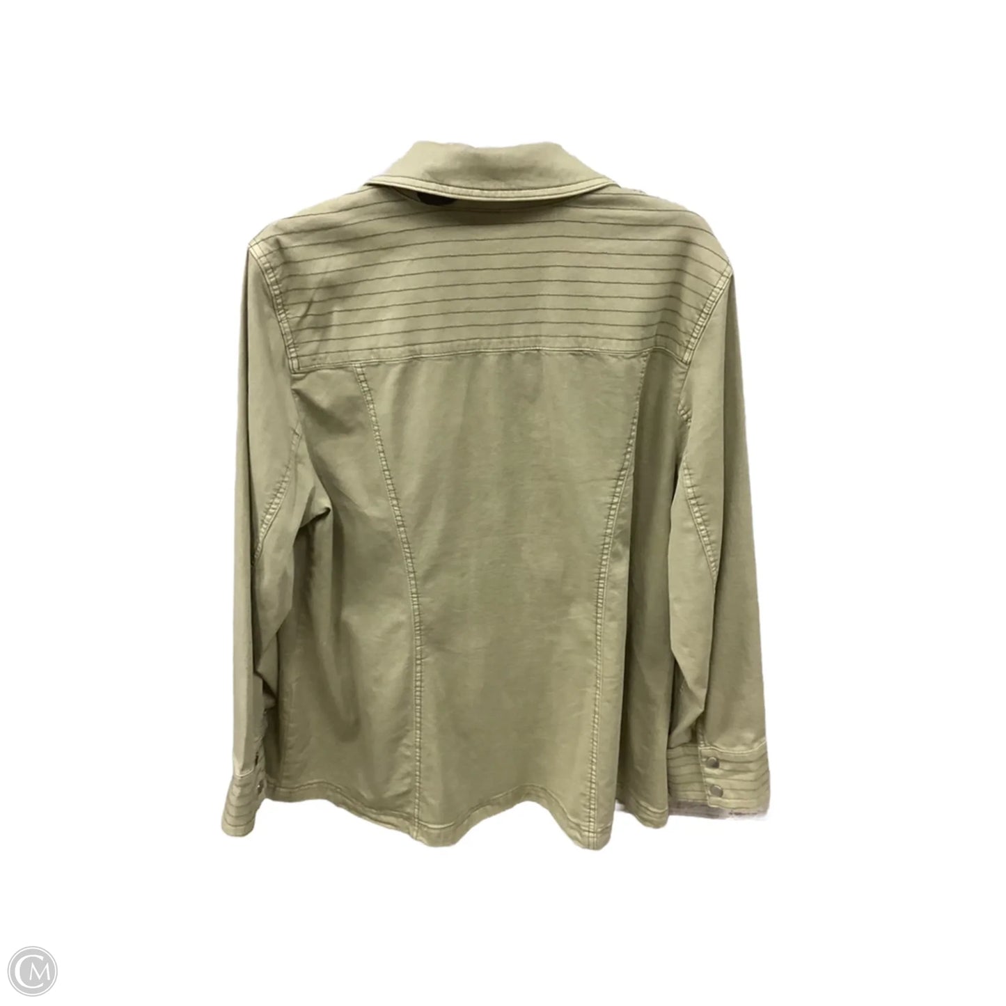 Jacket Other By Chicos In Green, Size: 1x