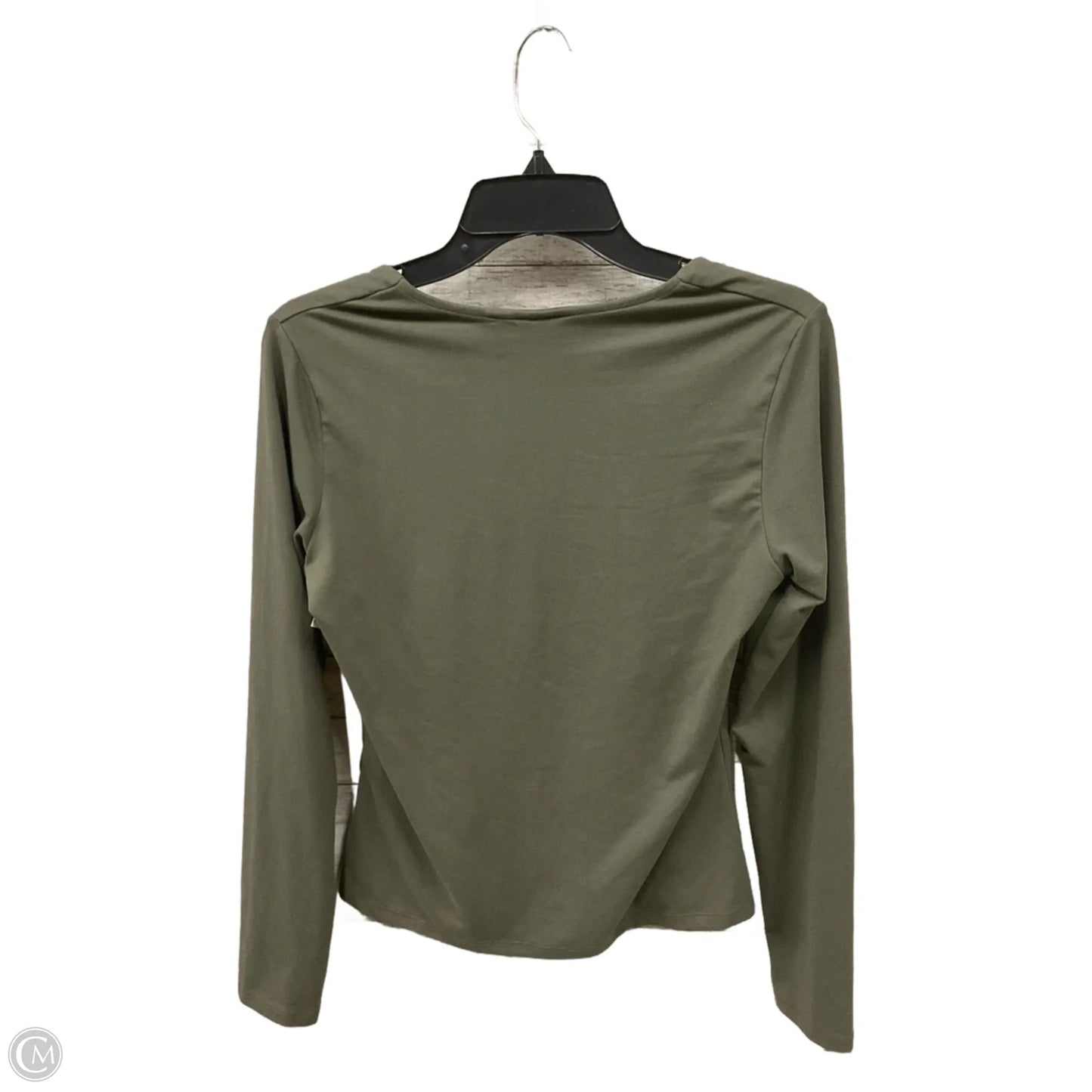 Top Long Sleeve Basic By H&m In Green, Size: M