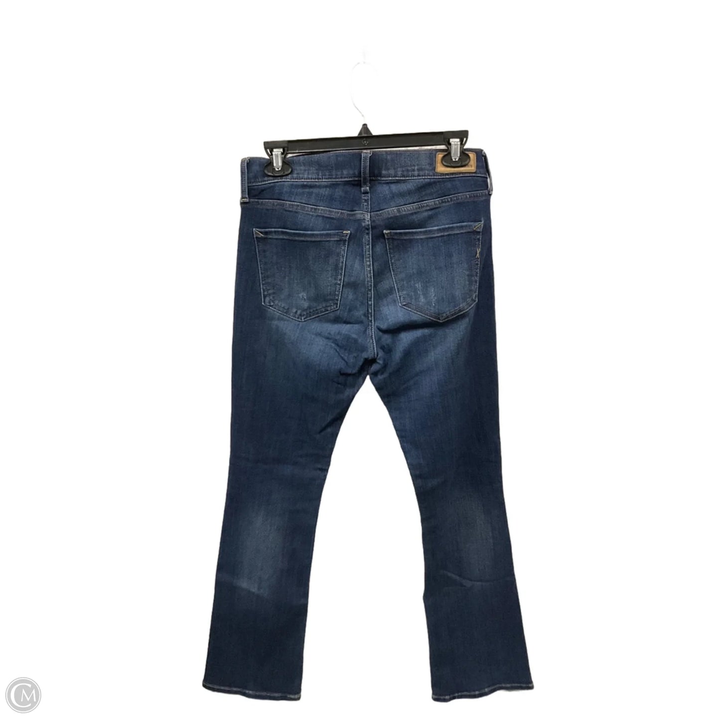 Jeans Flared By Express In Blue Denim, Size: 4