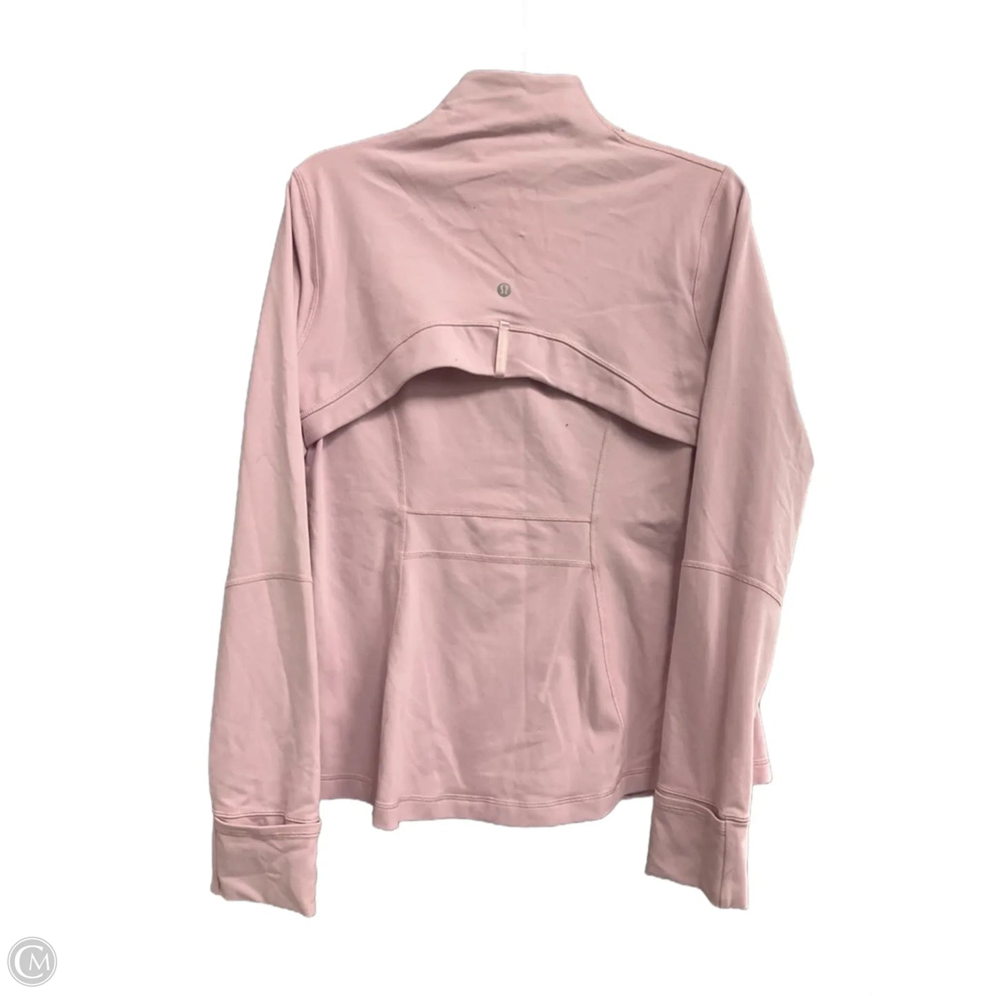 Athletic Jacket By Lululemon In Pink, Size: L