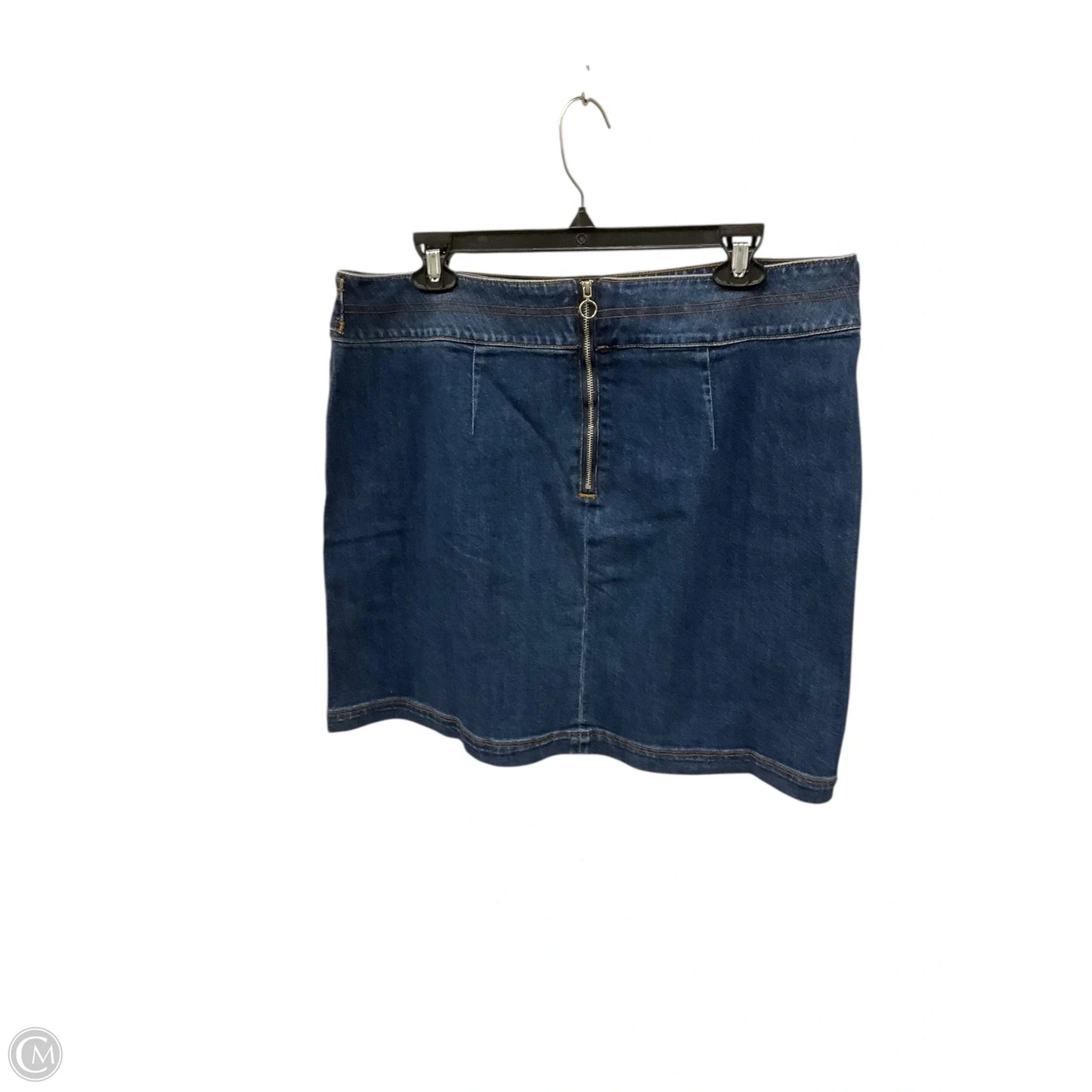 Skirt Mini & Short By Inc In Blue Denim, Size: 14