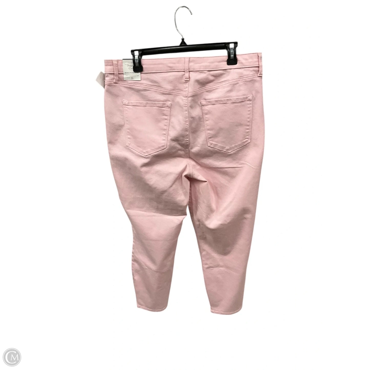 Pants Cropped By Talbots In Pink Denim, Size: 16