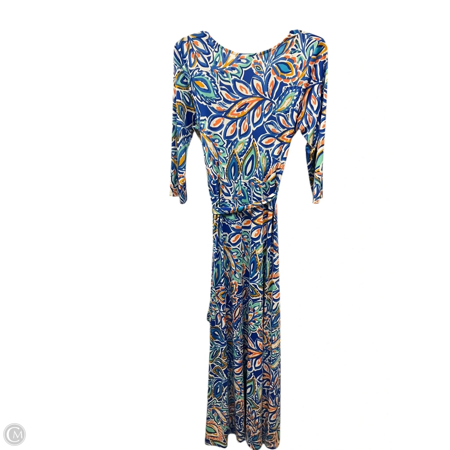 Dress Casual Maxi By Accent In Blue, Size: Xl