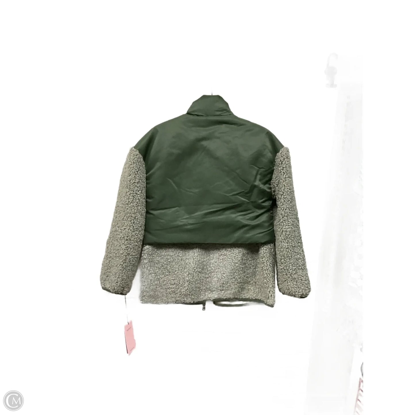 Jacket Faux Fur & Sherpa By Avec Les Filles In Green, Size: Xs