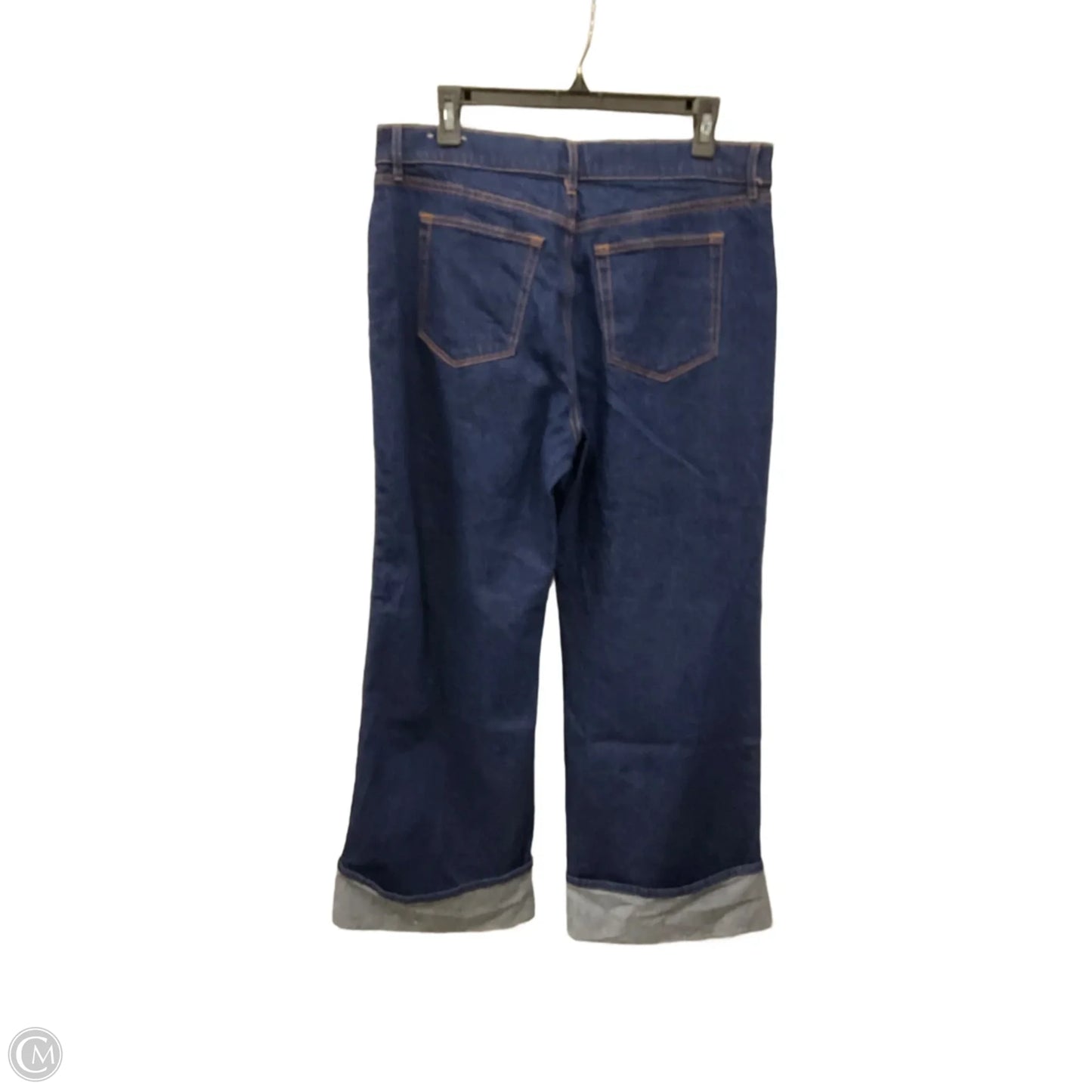 Jeans Straight By Loft In Blue Denim, Size: 12