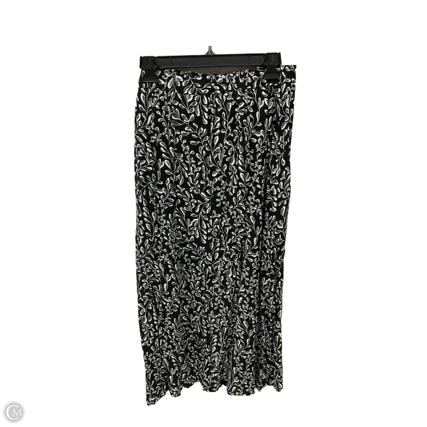 Skirt Maxi By J. Jill In Black & White, Size: S