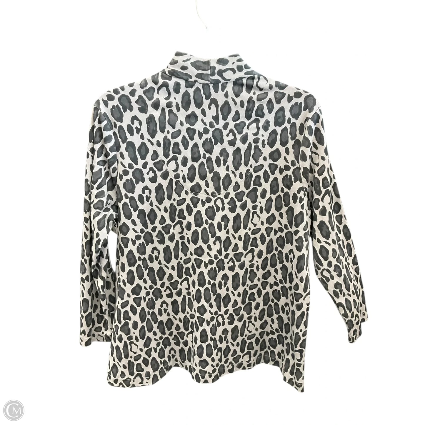 Top Long Sleeve By Chicos In Animal Print, Size: Xlp