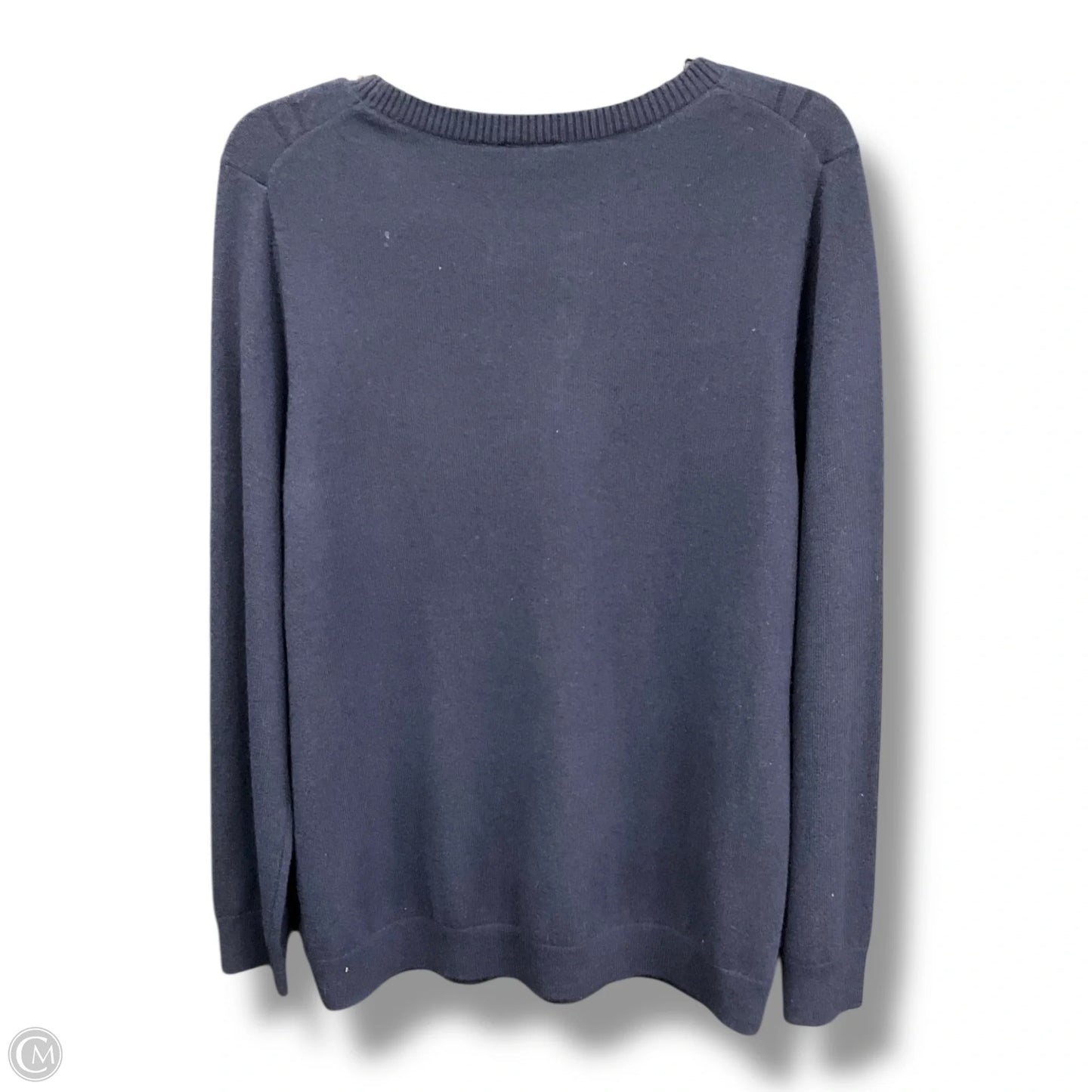 Sweater Cashmere By Talbots In Navy, Size: L