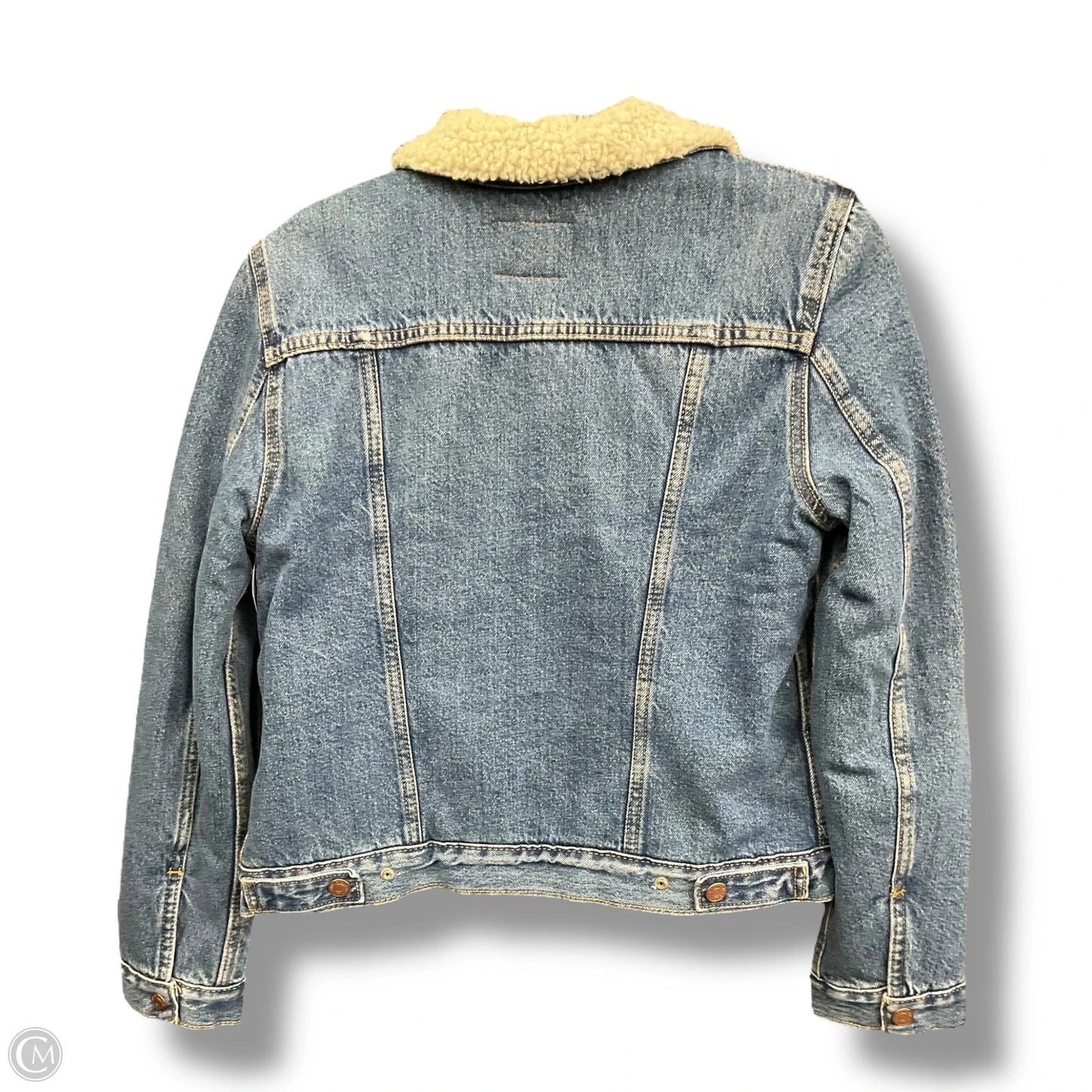 Jacket Denim By Levis In Blue Denim, Size: M