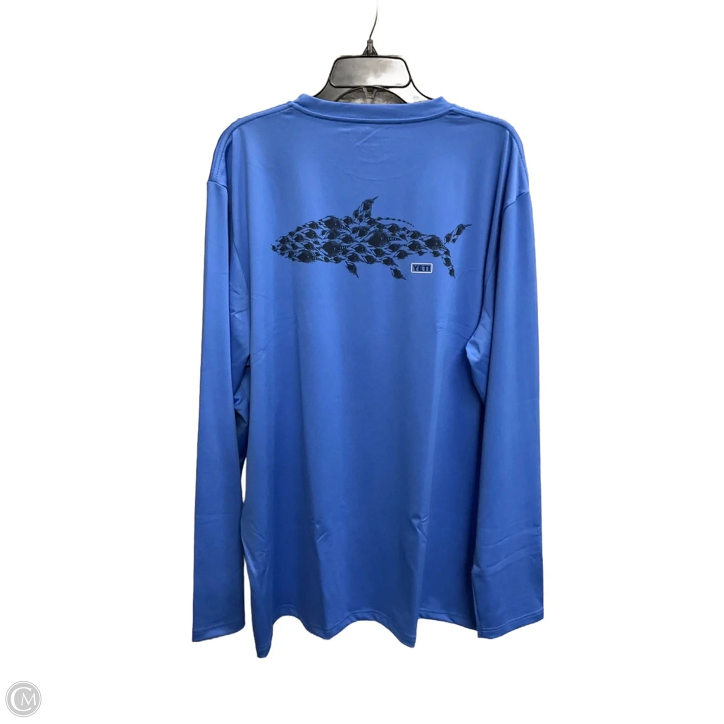 Athletic Top Long Sleeve Crewneck By Cmc In Blue, Size: Xxl