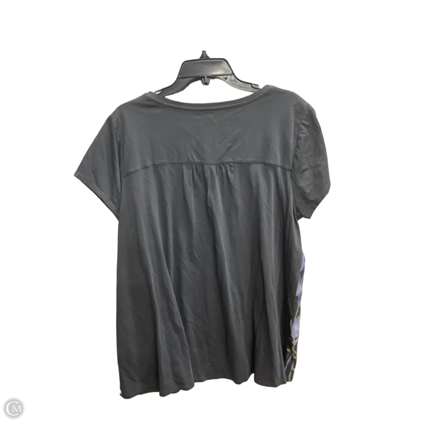 Top Short Sleeve By Pure Jill In Grey, Size: Xlp