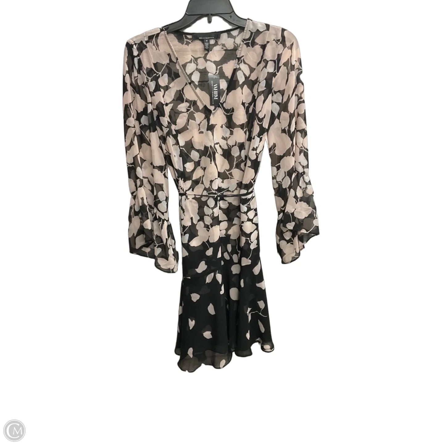 Dress Casual Midi By White House Black Market In Floral Print, Size: M