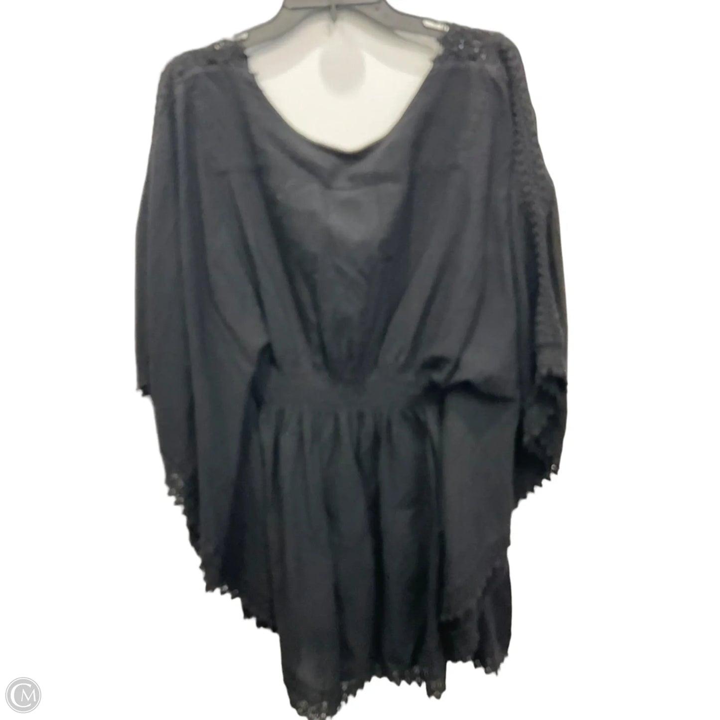 Swimwear Cover-up By Clothes Mentor In Black, Size: Xl