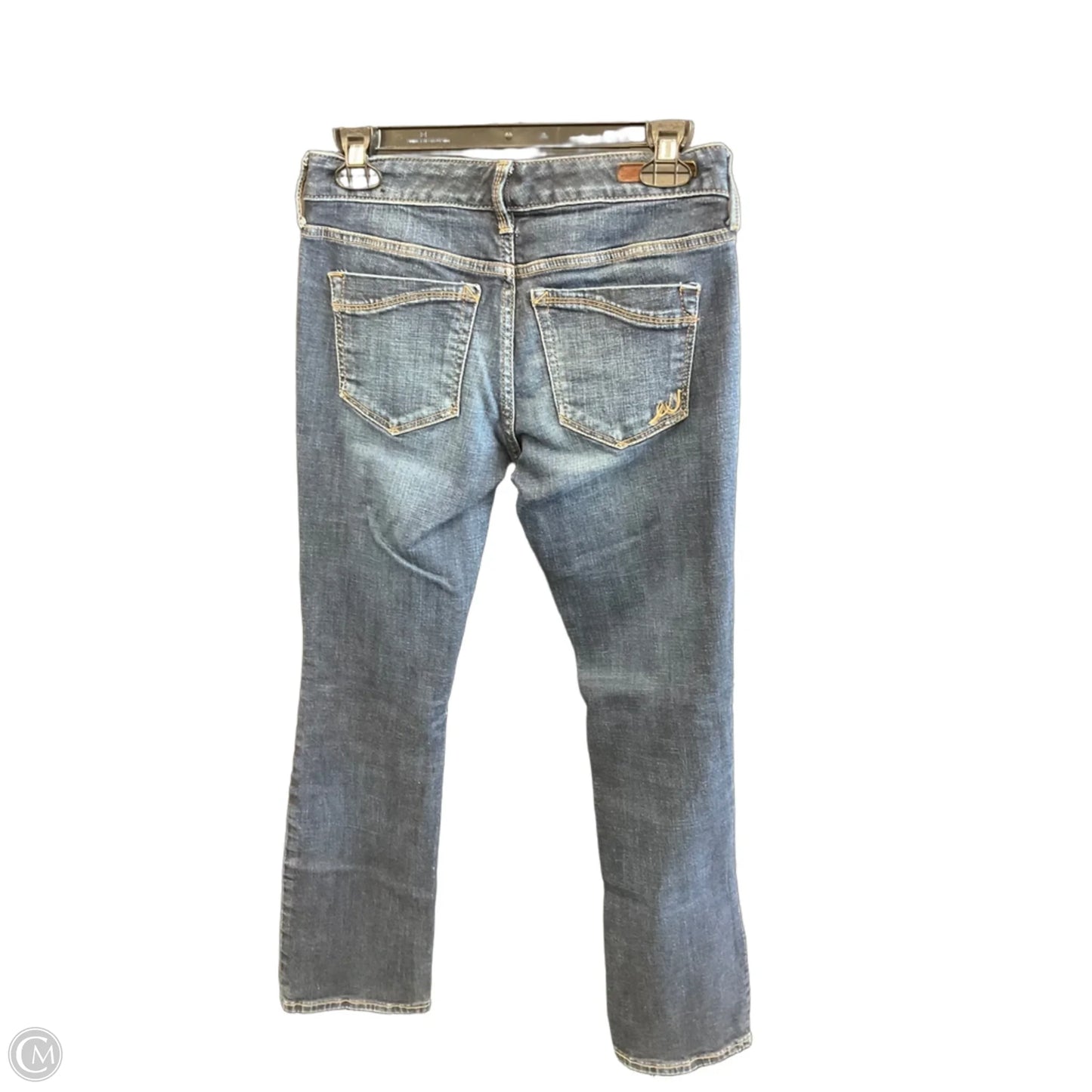 Jeans Boot Cut By Express In Blue Denim, Size: 2