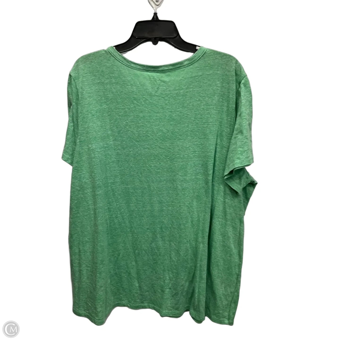 Top Short Sleeve By Lane Bryant In Green, Size: 3x
