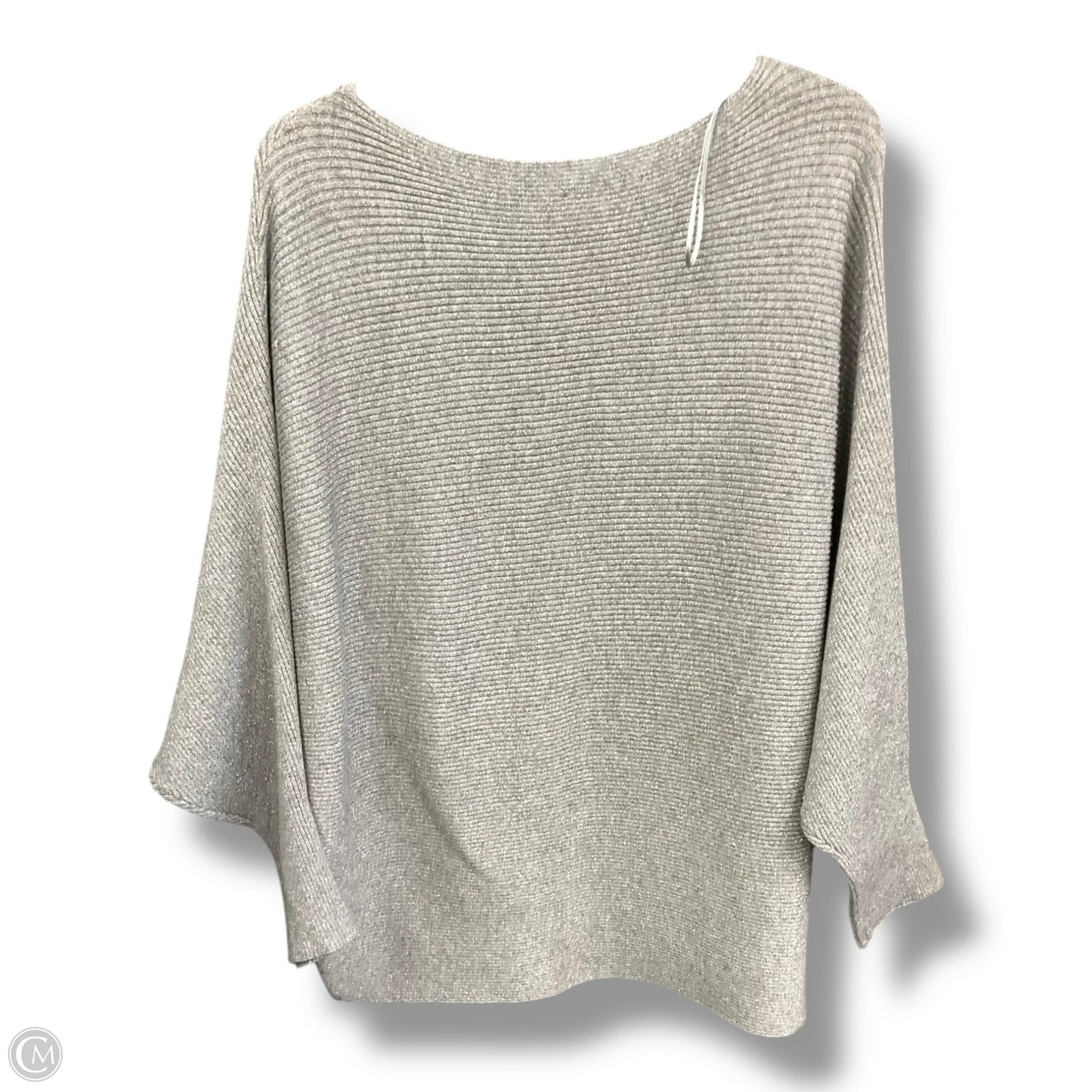 Top Long Sleeve Basic By Philosophy In Grey, Size: 1x
