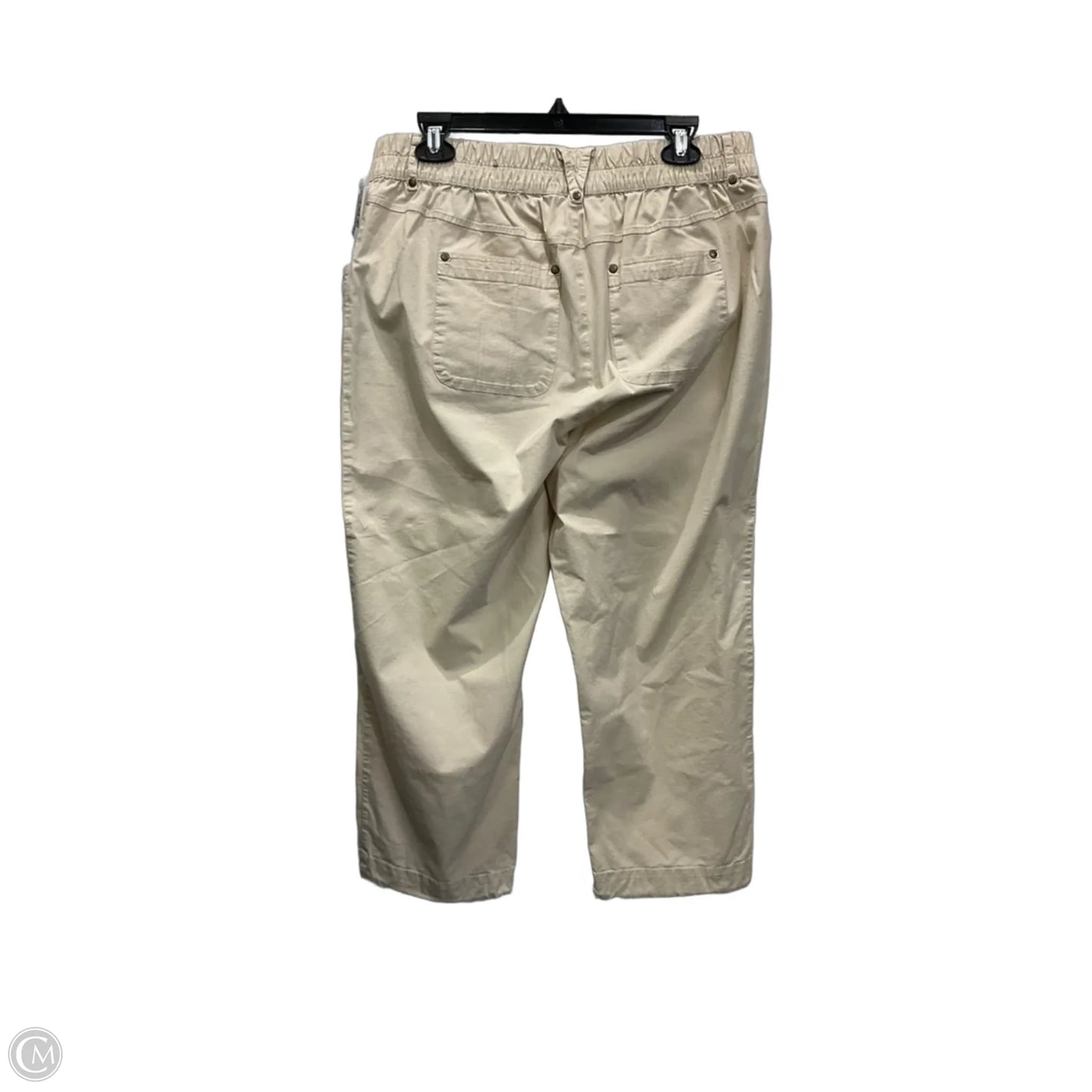 Pants Cropped By Soft Surroundings In Tan, Size: 12