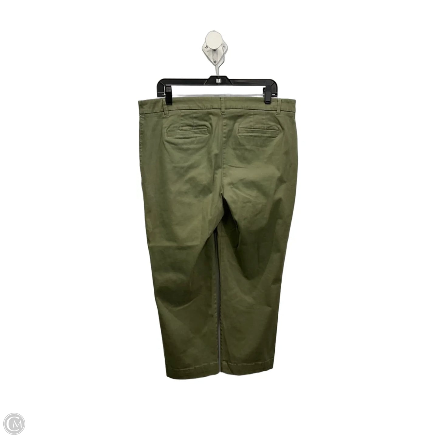 Pants Cropped By Talbots In Green, Size: 12