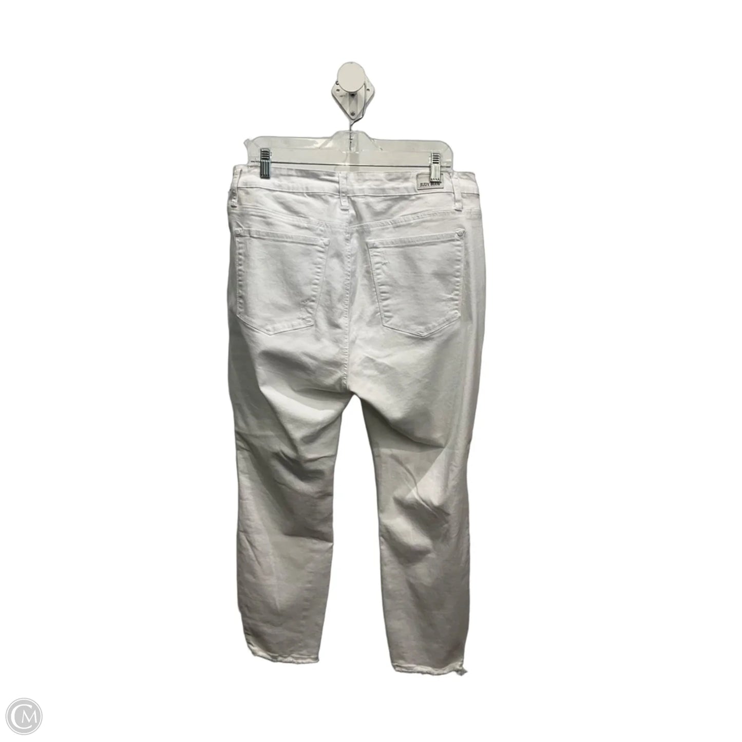 Jeans Skinny By Judy Blue In White Denim, Size: 18