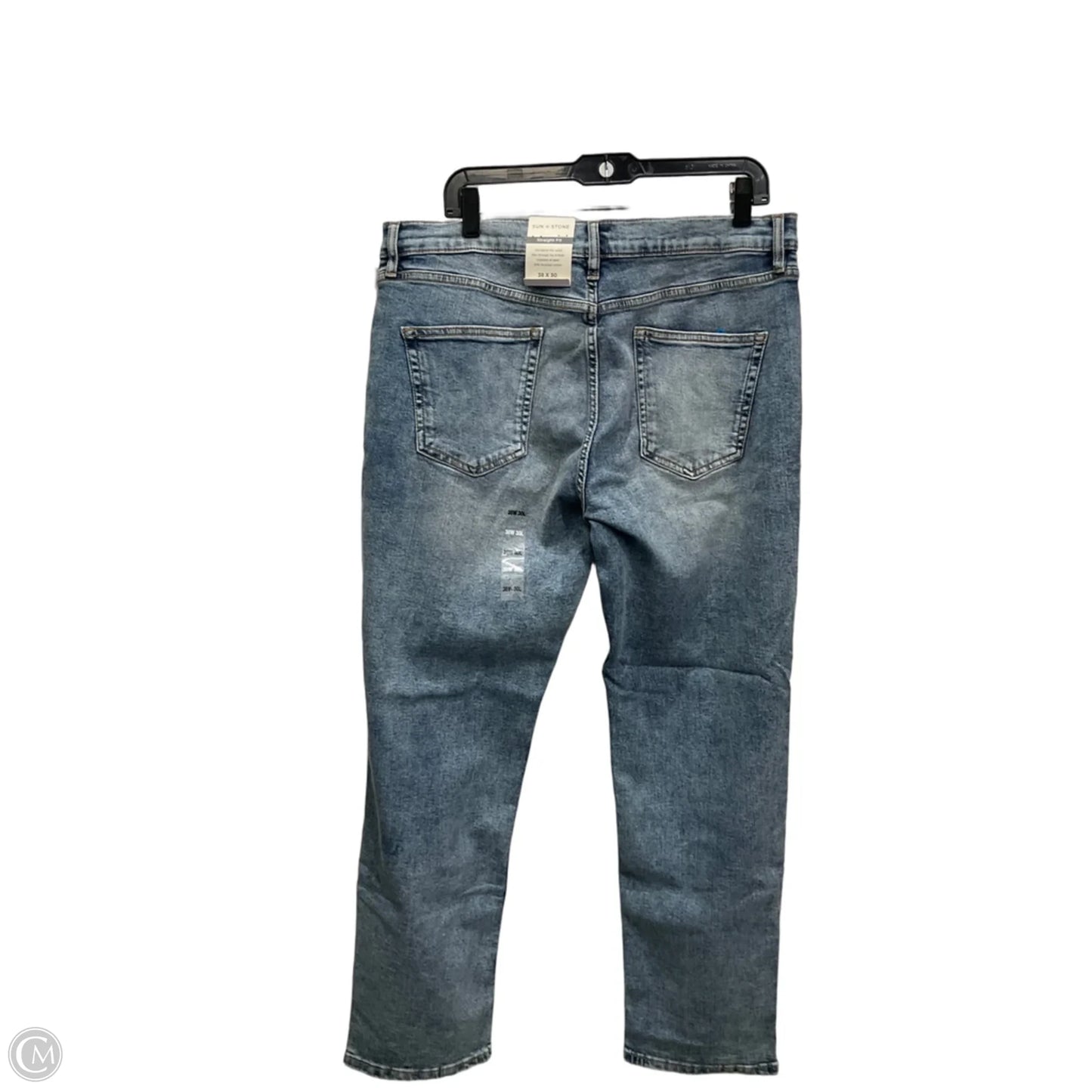 Jeans Straight By Clothes Mentor In Blue Denim, Size: 16
