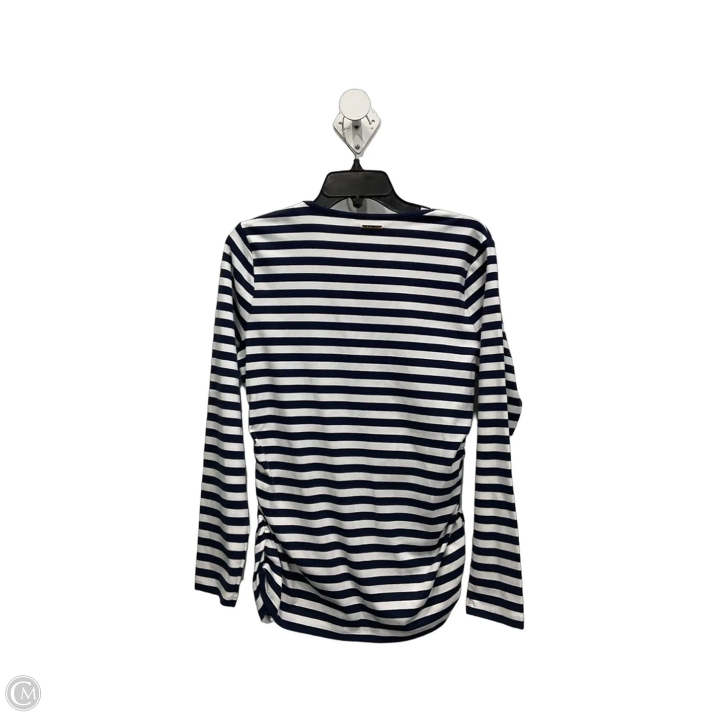 Top Long Sleeve By Michael By Michael Kors In Striped Pattern, Size: L