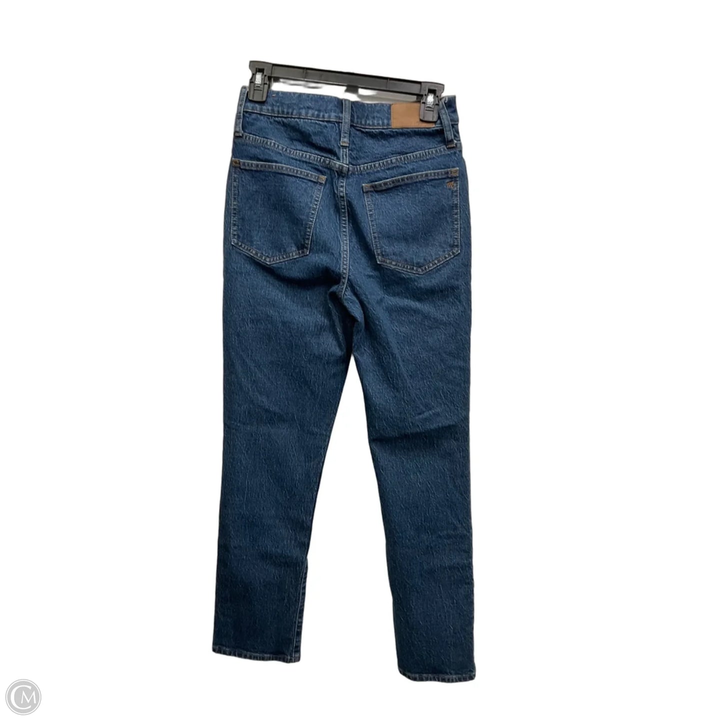 Jeans Straight By Madewell In Blue Denim, Size: 4