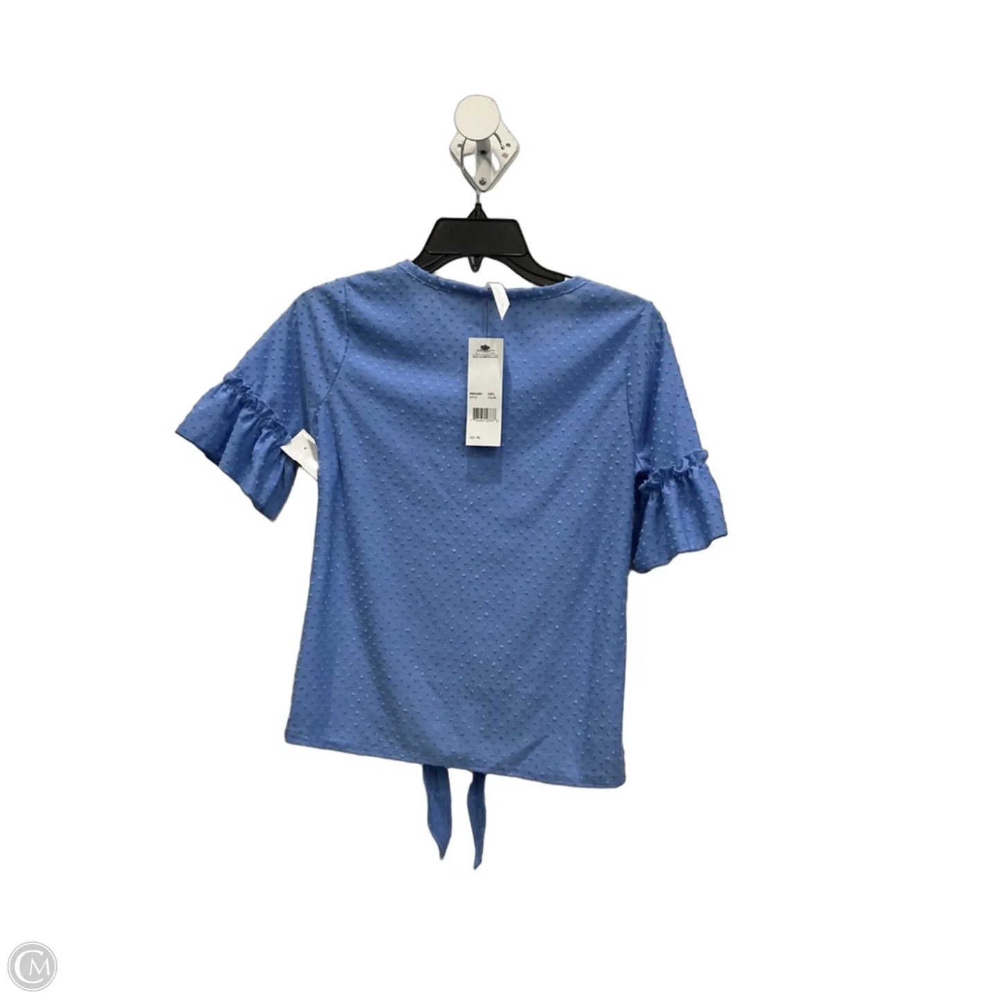 Top Short Sleeve By Ny Collection In Blue, Size: Sp