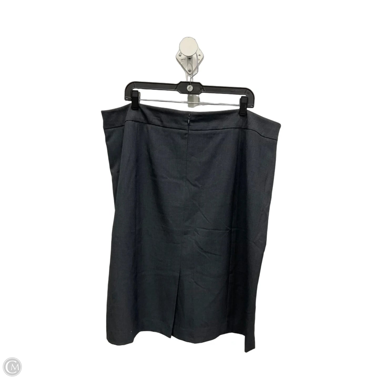 Skirt Midi By Calvin Klein In Grey, Size: 18