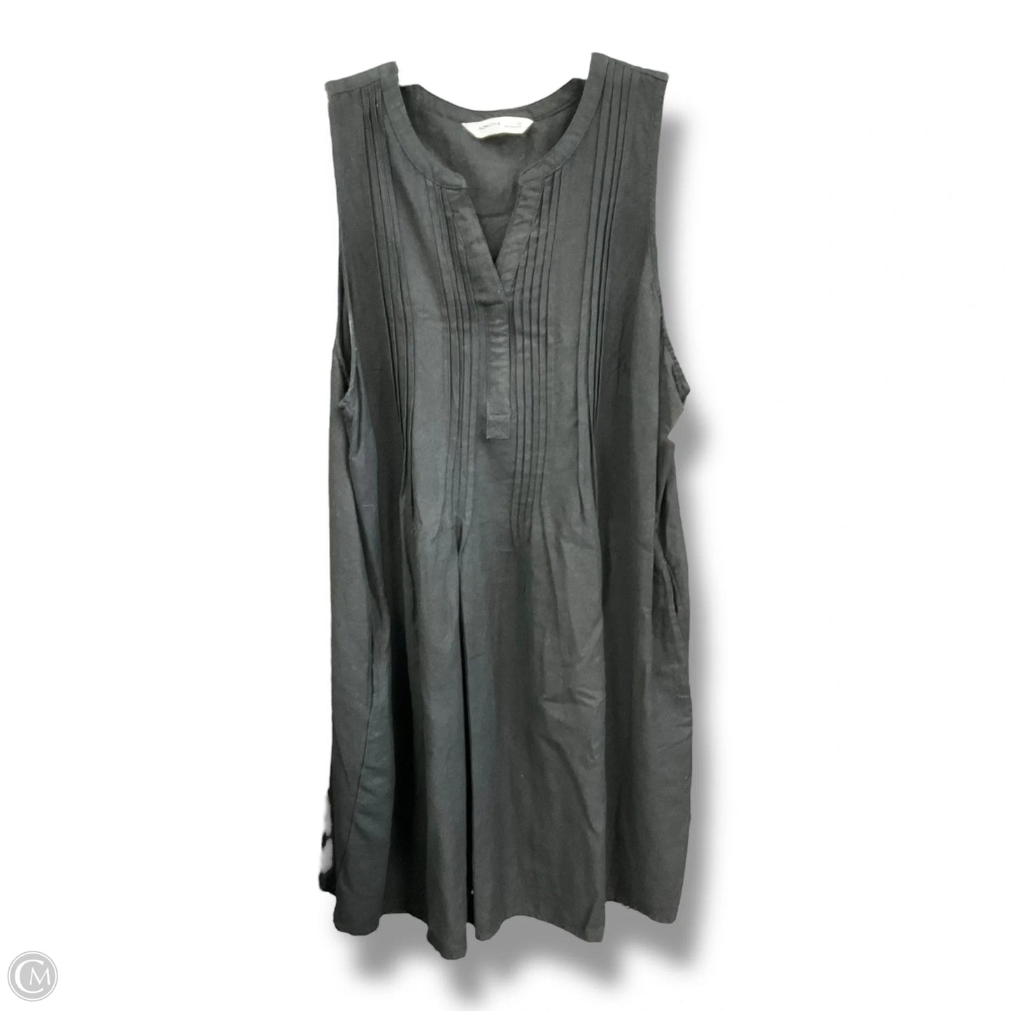 Dress Casual Midi By Sonoma In Black, Size: Xl