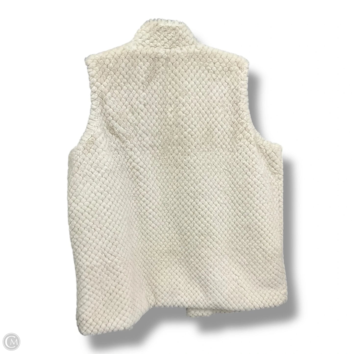 Vest Faux Fur & Sherpa By Indigo Soul In Cream, Size: 2x