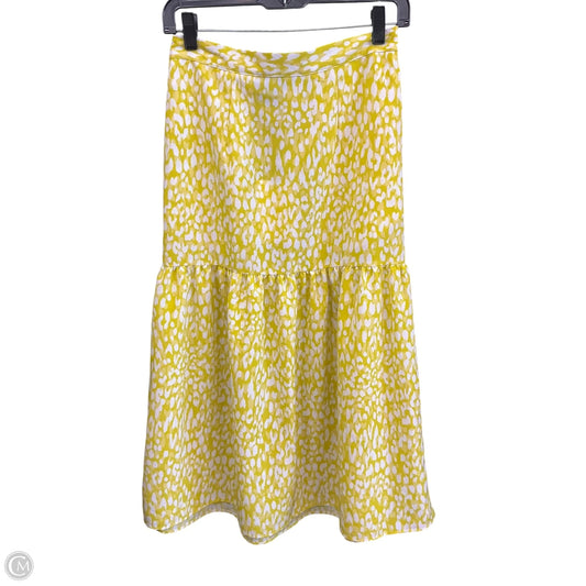 Skirt Maxi By Who What Wear In Yellow, Size: Xs