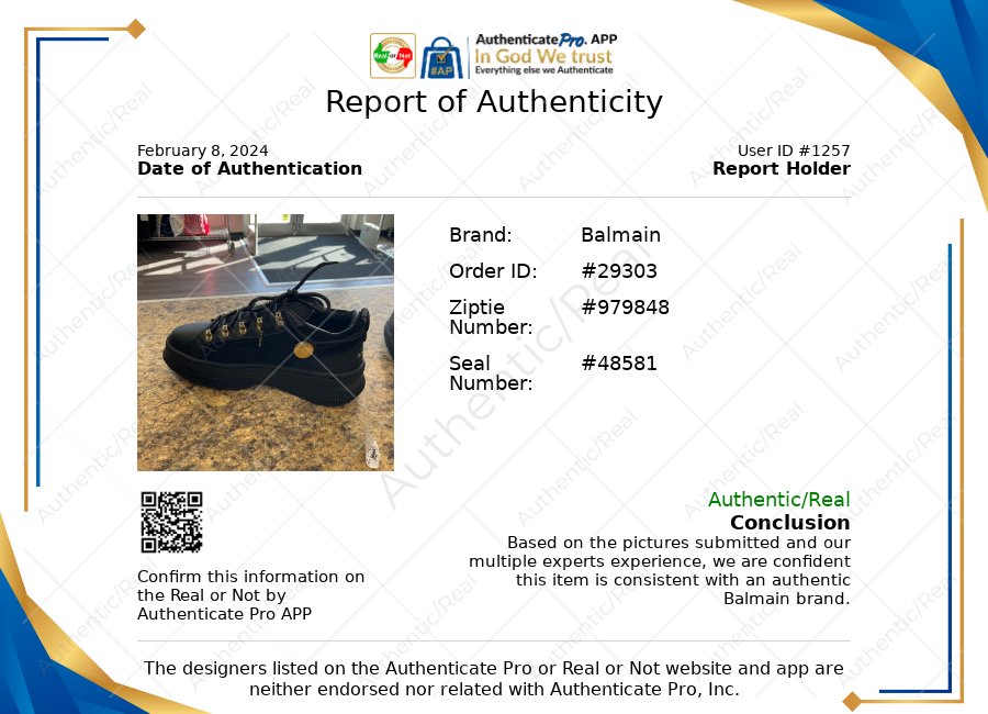 Shoes Sneakers By Balmain In Black, Size: 6.5