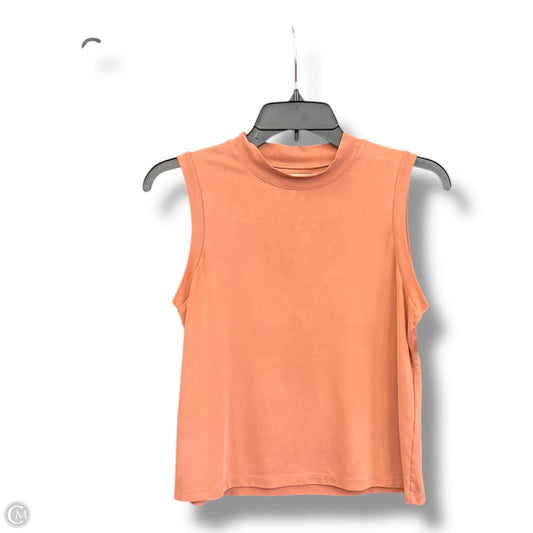 Top Sleeveless By Madewell In Orange, Size: Xs