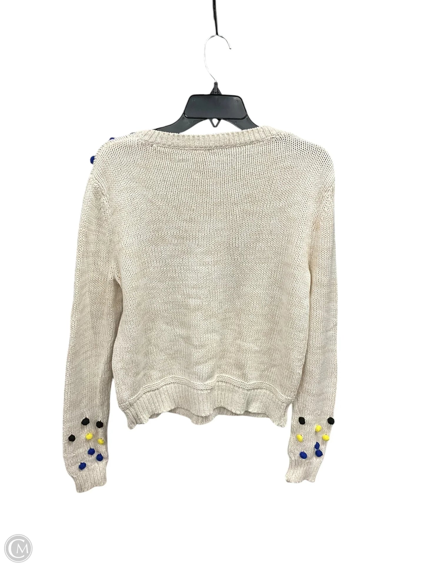 Sweater By Moth In Cream, Size: L
