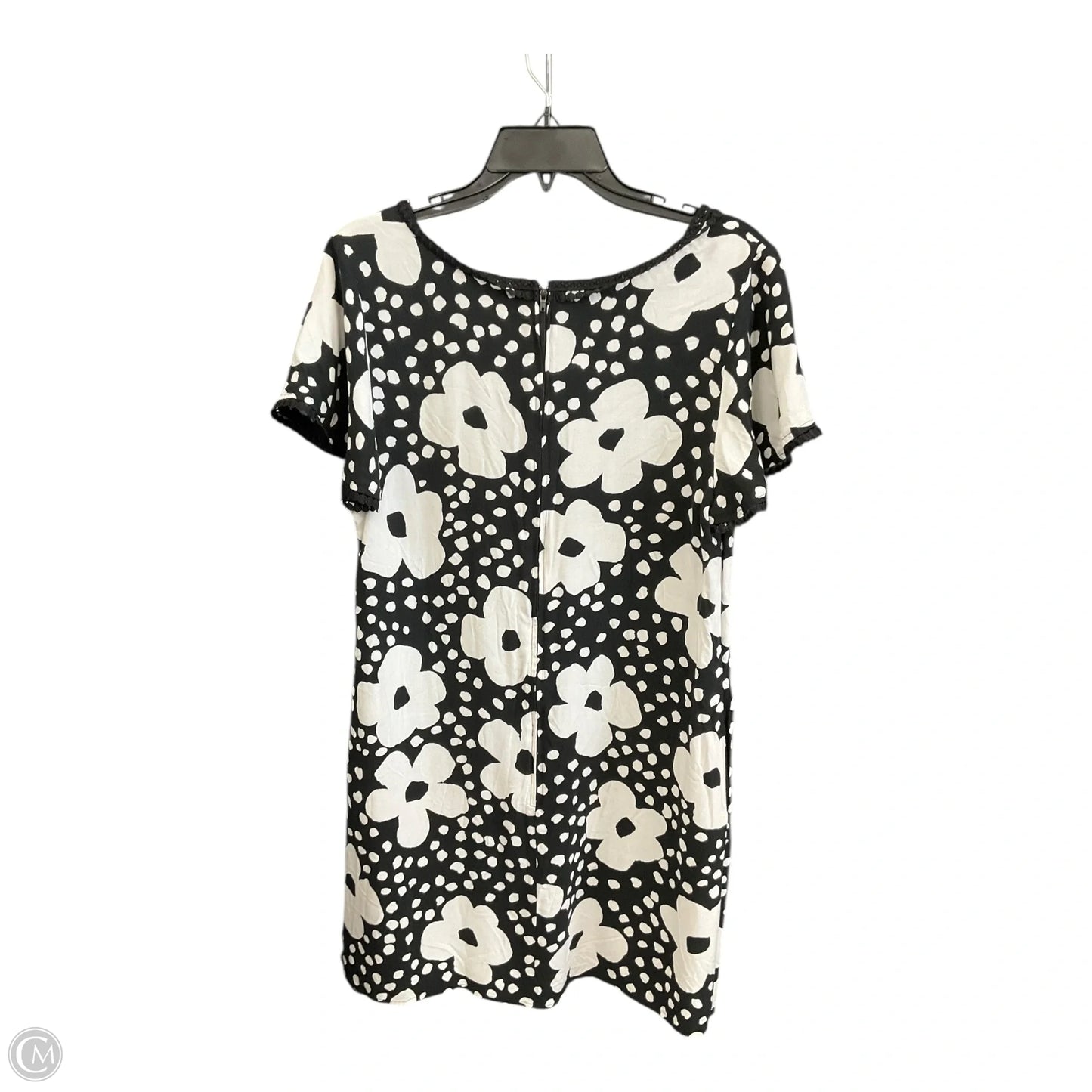 Dress Casual Midi By Modcloth In Black & White, Size: L