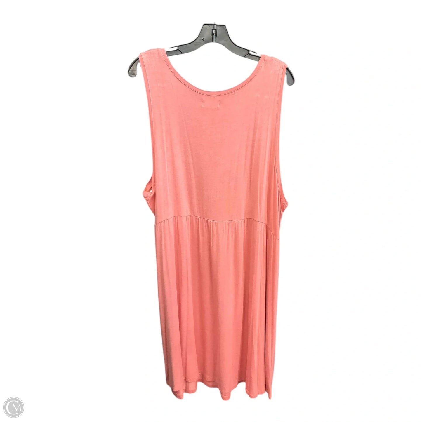 Dress Casual Midi By Maurices In Peach, Size: 2x