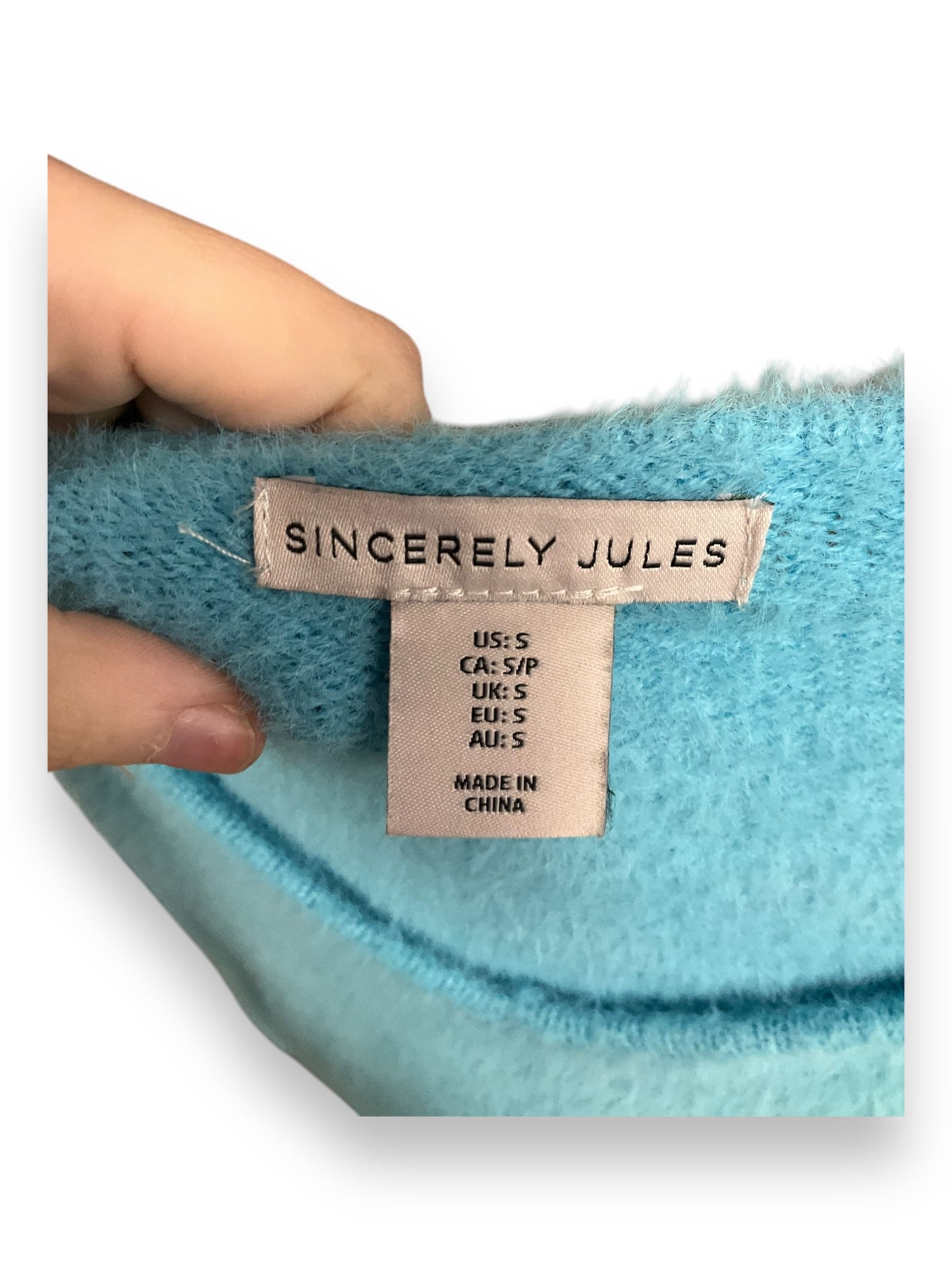 Sweater By Clothes Mentor In Blue, Size: S