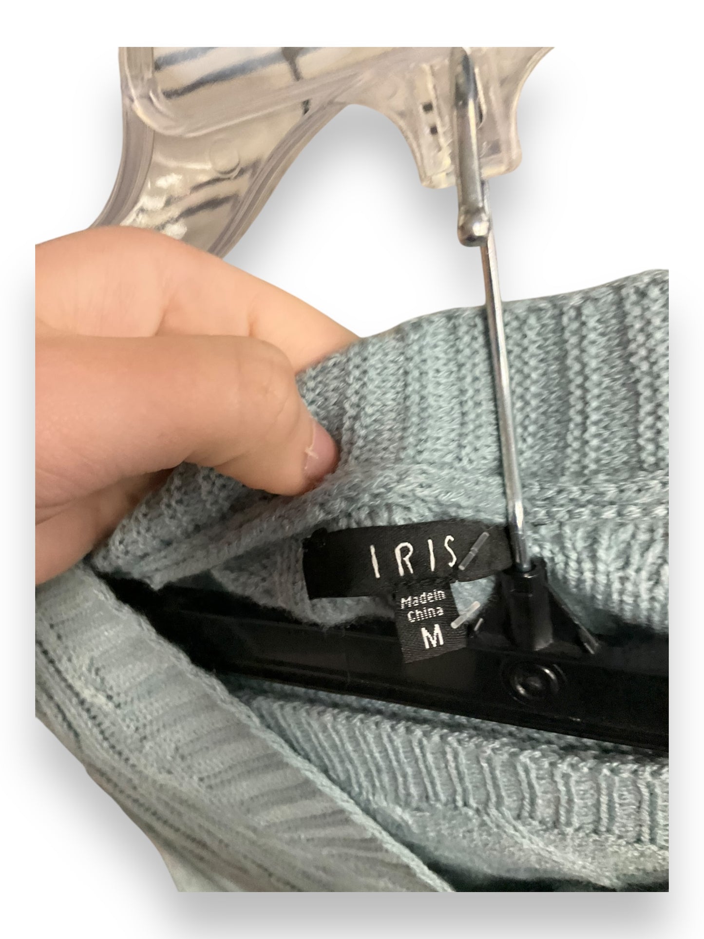 Sweater 2pc By Iris In Teal, Size: M