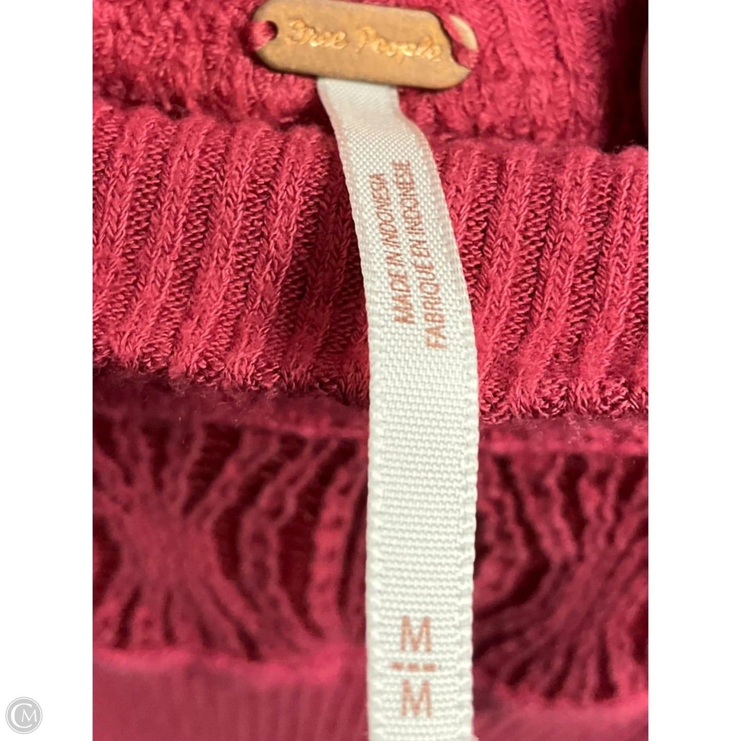 Top Long Sleeve By Free People In Pink, Size: M
