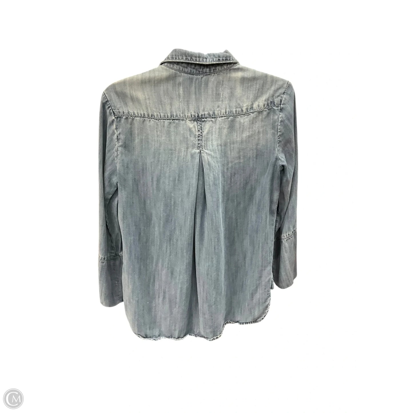 Top Long Sleeve By Bella Dahl In Blue Denim, Size: S