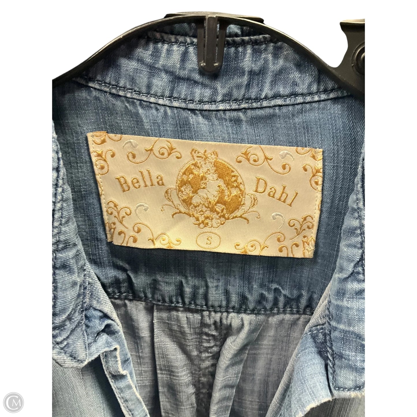 Top Long Sleeve By Bella Dahl In Blue Denim, Size: S