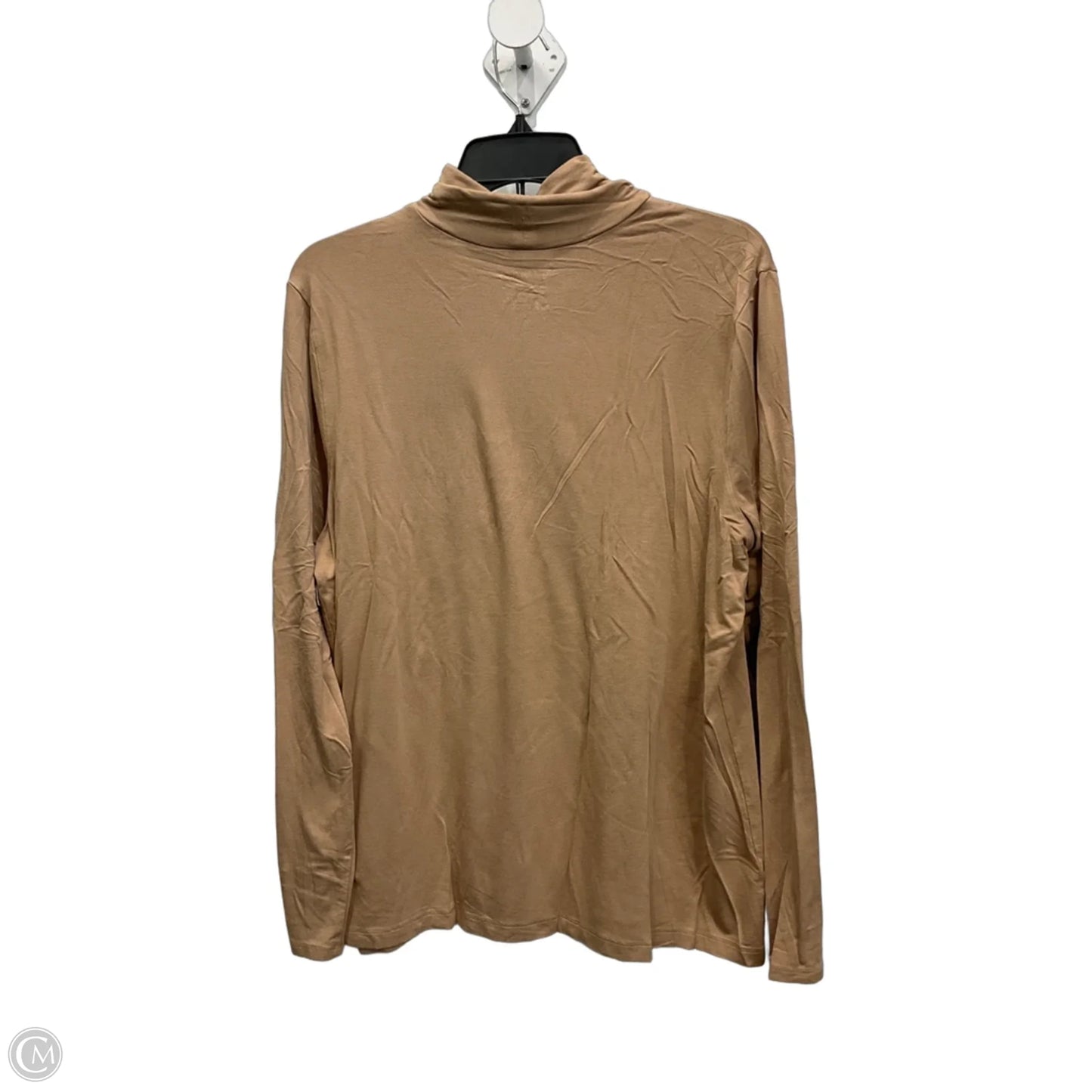 Top Long Sleeve By Chicos In Tan, Size: 3x