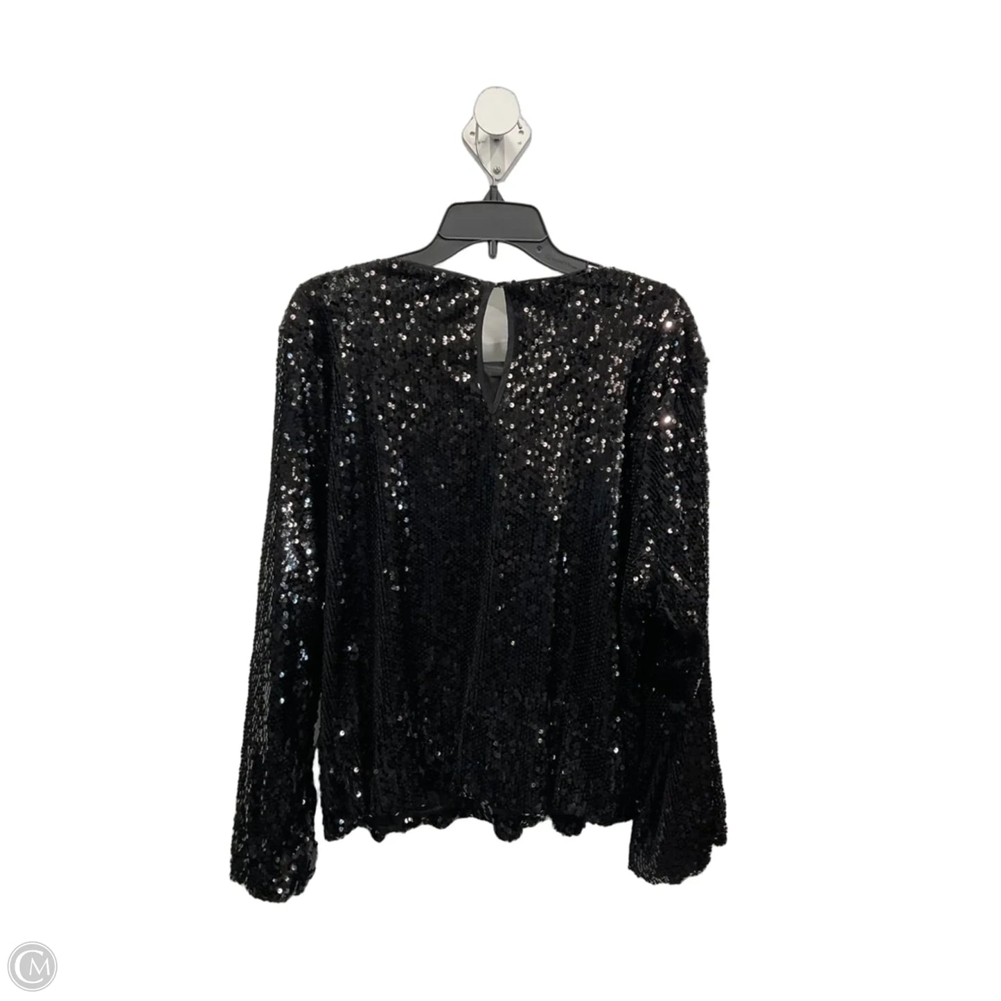 Top Long Sleeve By Simply Vera In Black, Size: Xxl