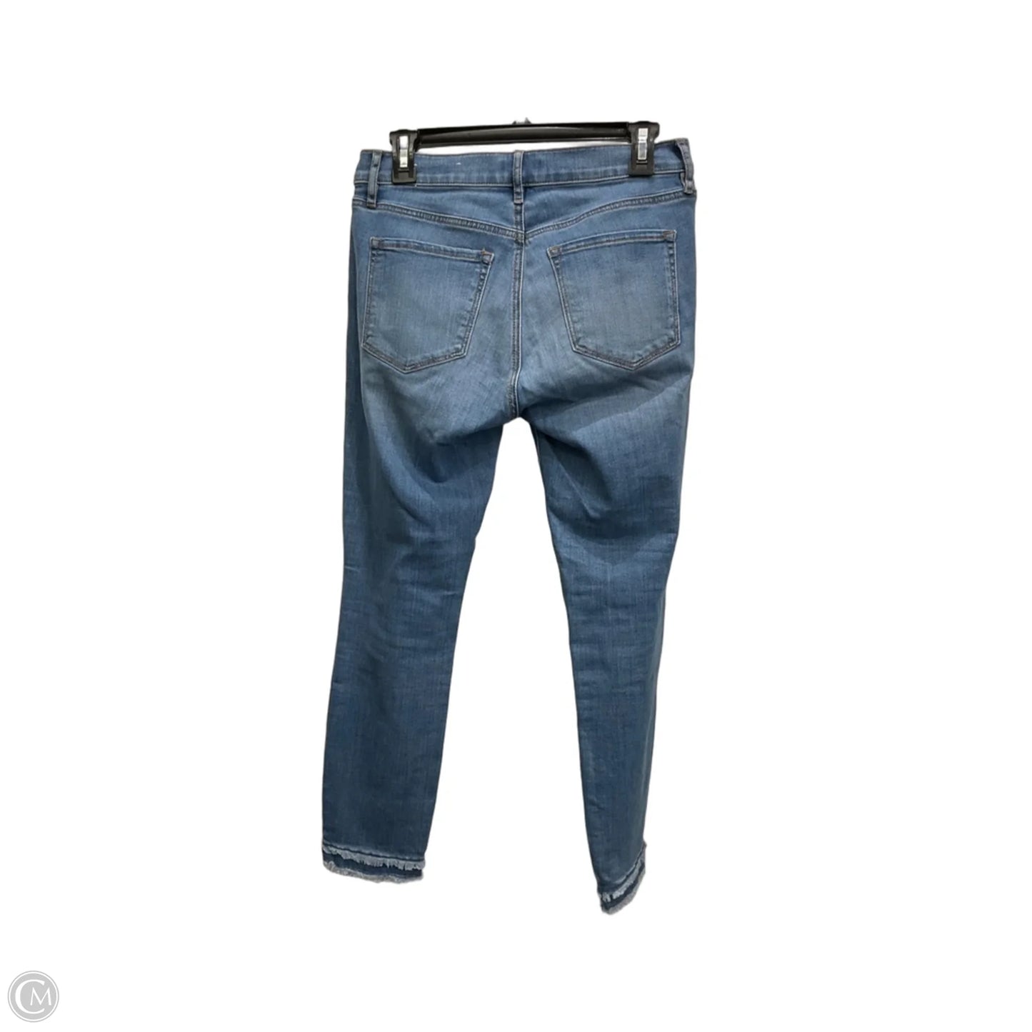 Jeans Skinny By Loft In Blue Denim, Size: 4