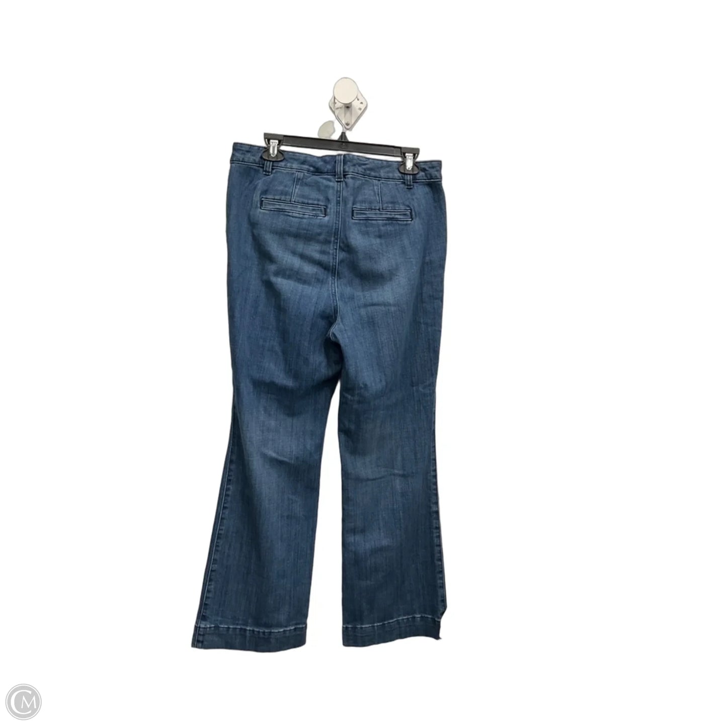 Jeans Wide Leg By Talbots In Blue Denim, Size: 12