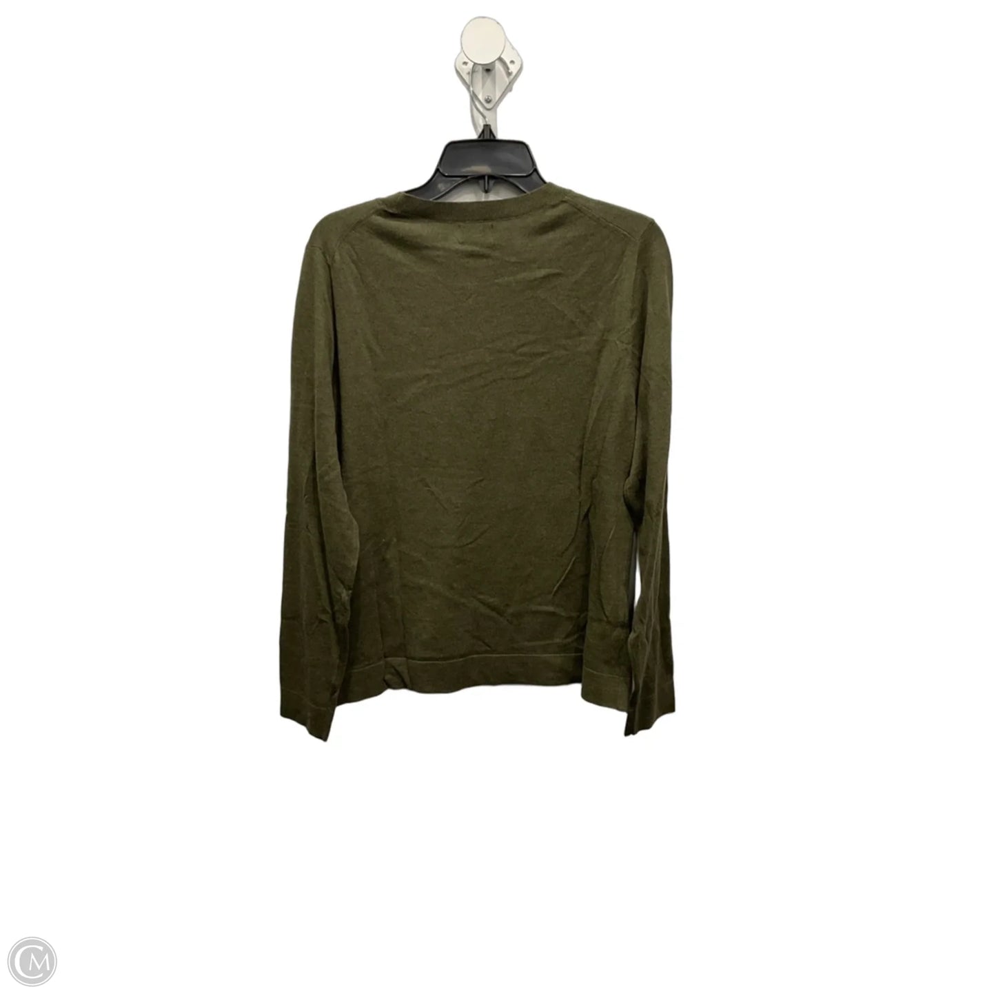 Top Long Sleeve By J. Crew In Green, Size: L