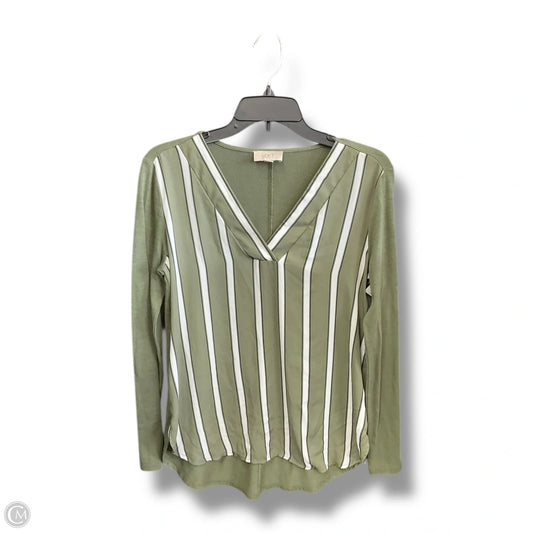 Top Long Sleeve By Loft In Green, Size: Xs
